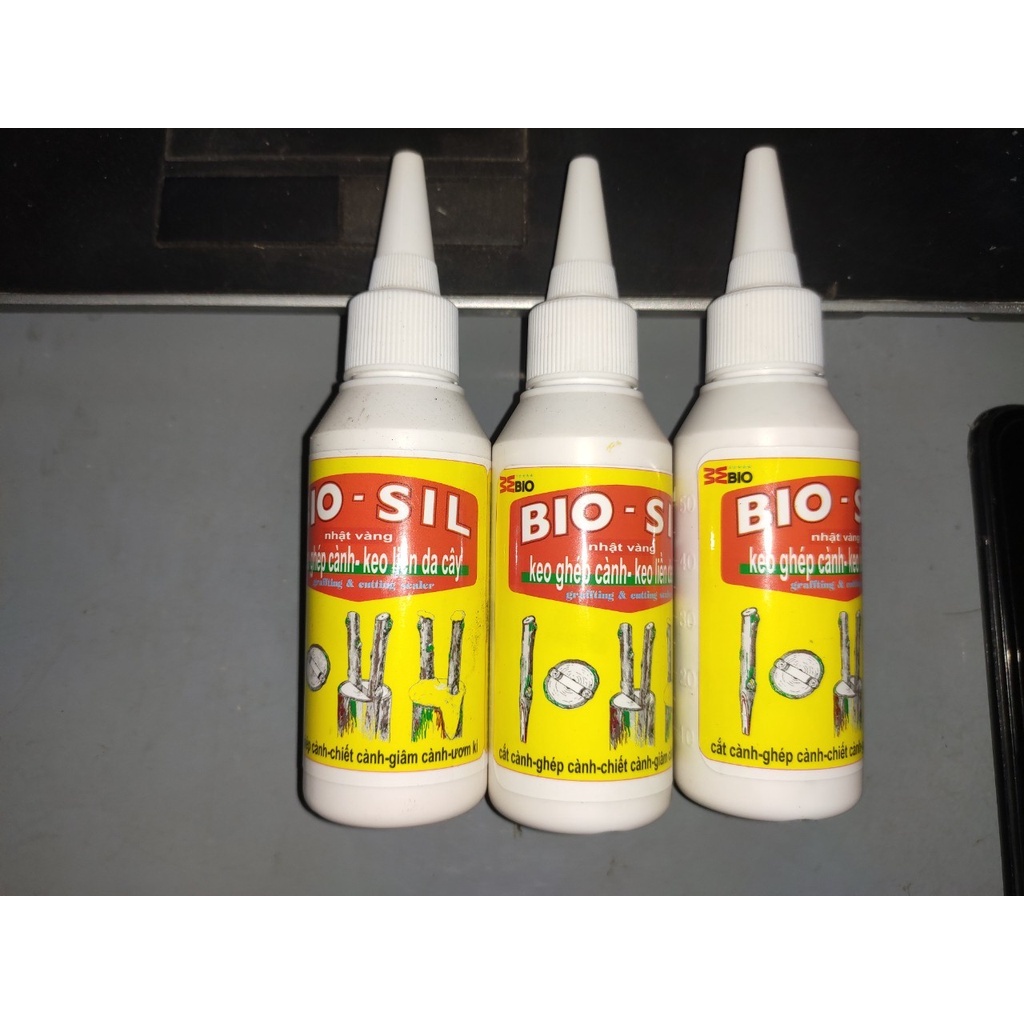Keo liền da cây- keo ghép cành màu vàng BIO SIL 100gram
