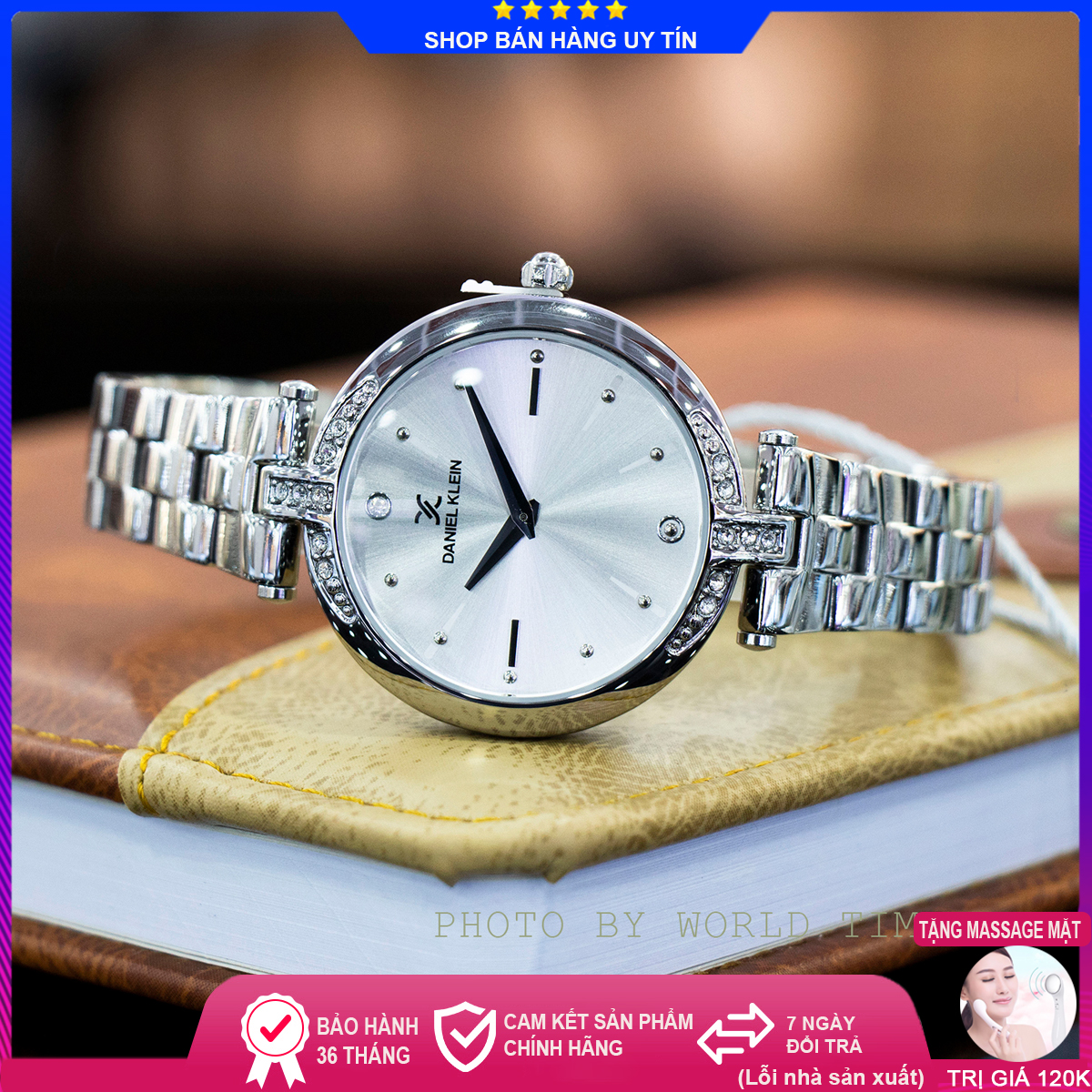 Đồng hồ nữ dây thép Daniel Klein DK.1.12320 chính hãng full box, chống nước