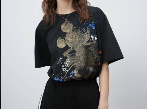[HCM]Áo thun Zara hình chuột Mickey