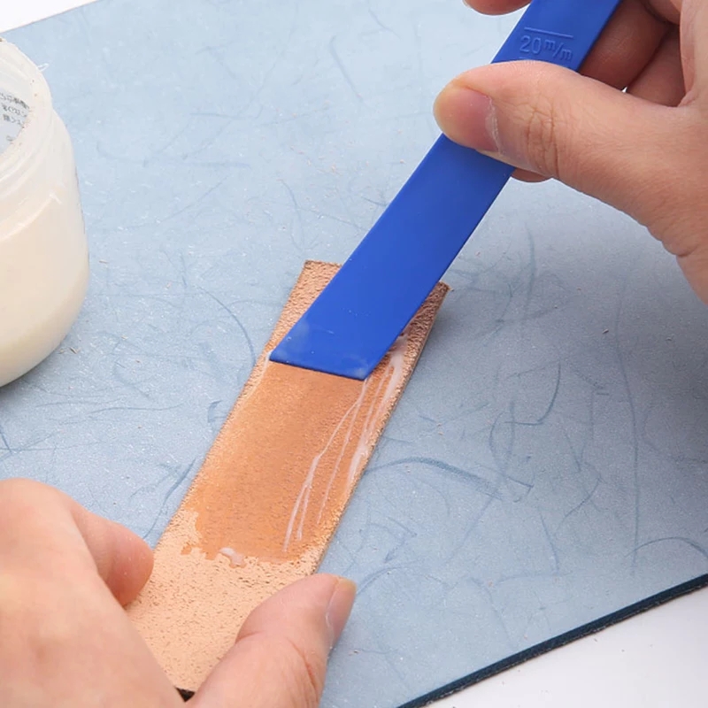 Cây quét keo làm đồ da thủ công bằng nhưa dẻo dễ sử dụng - Bộ dụng cụ làm da handmade