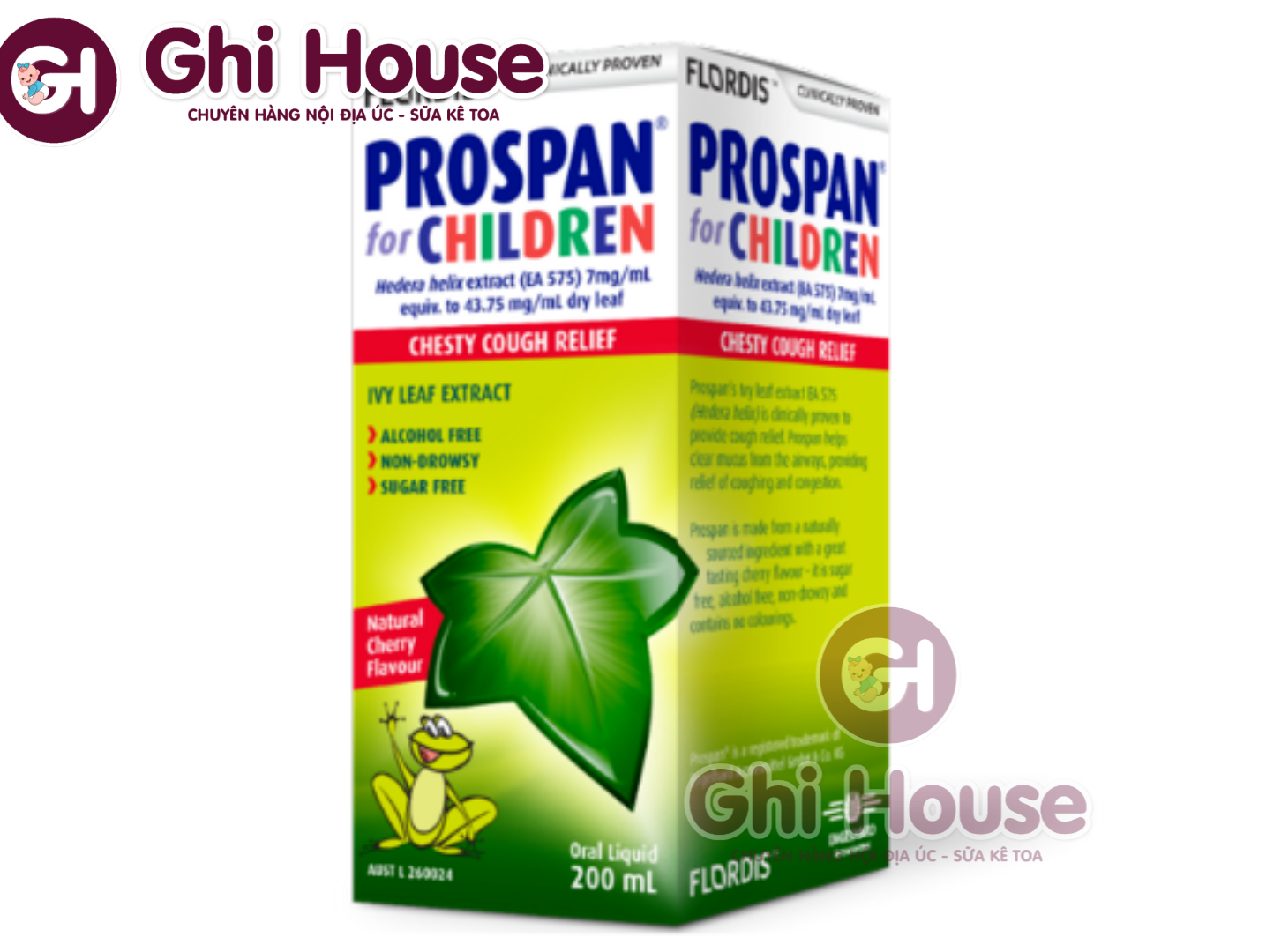 Siro ho Prospan Úc 200ml – Flordis Prospan For Children