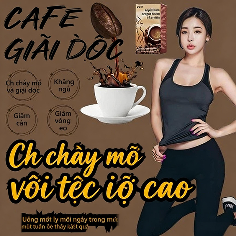 3-in-1 Coffee Reduces Belly Fat Pure Black Instant Coffee