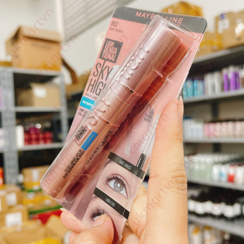 Mascara Lash Sensational Sky High Tơi Dài Mi Không Giới Hạn Maybelline New York Waterproof 6ml