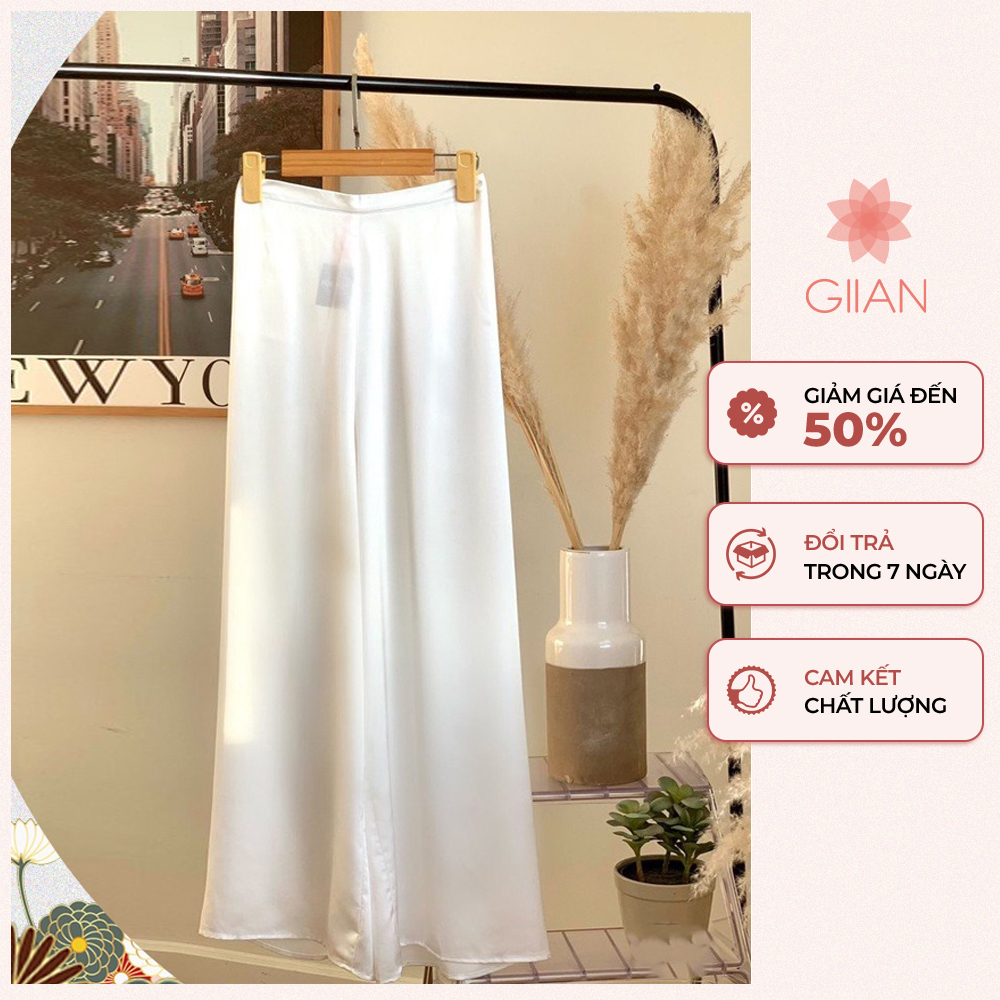 Quần áo dài cách tân, quần áo dài lụa thiết kế cao cấp chính hãng Giian QU0096
