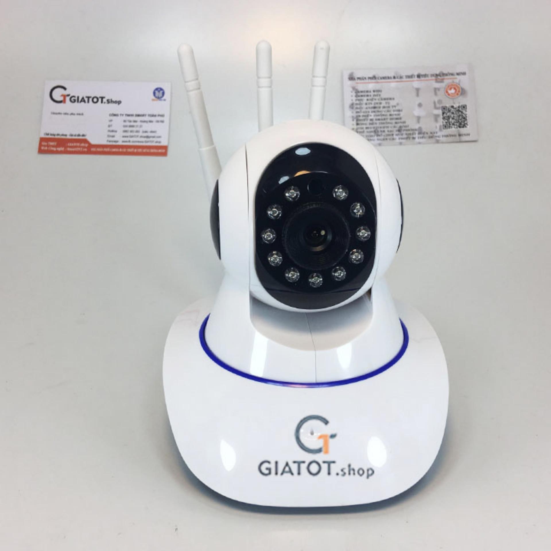 Camera wifi yoosee hn-vision 3 râu 11 led hd-720p yj01 tặng thẻ nhớ 32g