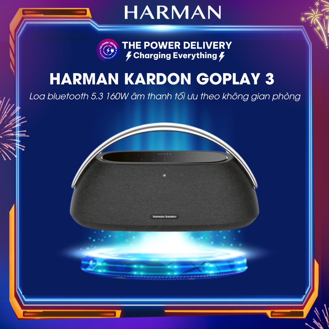 Loa Không Dây Bluetooth Harman Kardon Go Play 3 - Hàng Chính Hãng