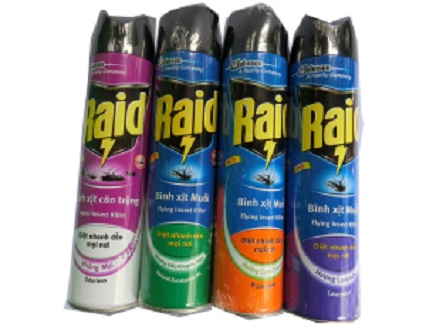 1 bình xịt muỗi raid 600ml