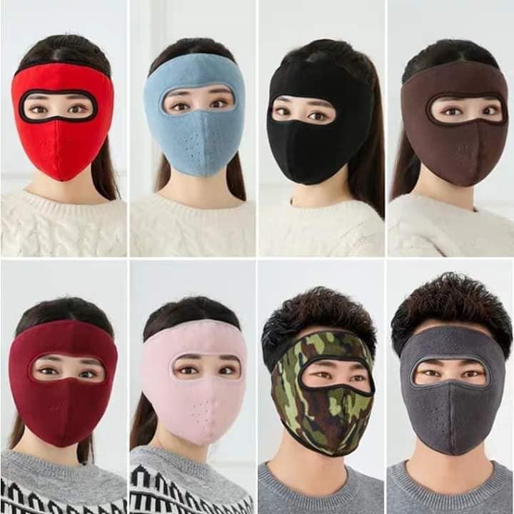 Khẩu trang ninja nỉ chống lạnh chống bụi