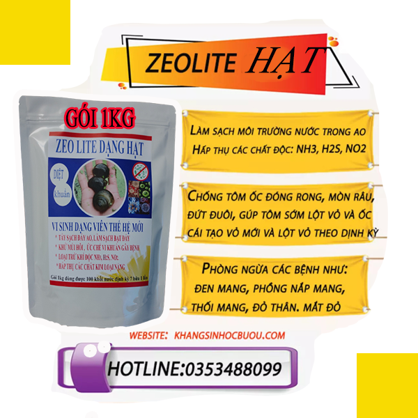 HẠT XỬ LÝ NƯỚC BẰNG ZEO LITE KHỬ ĐỘC DIỆT KHUẨN CHO AO VÈO NUÔI THỦY SẢN  HẤP THỤ KIM LOẠI NẶNG NƯỚC  GIẾNG KHOAN RẤT TỐT HẠ PHÈN CẢI TẠO ĐẤT SẢN PHẨM GIÁ THÀNH RẺ CHẤT LƯỢNG CAO TIỆT KIỆM CHI PHÍ HÀNG CHÍNH HÃNG