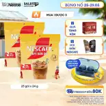 [ƯU ĐÃI THÁNG 5][FREESHIP HCM] Combo 2 Bịch Cà phê sữa NESCAFÉ Cà Phê Sữa Đá (Bịch 25 gói x 24 g)