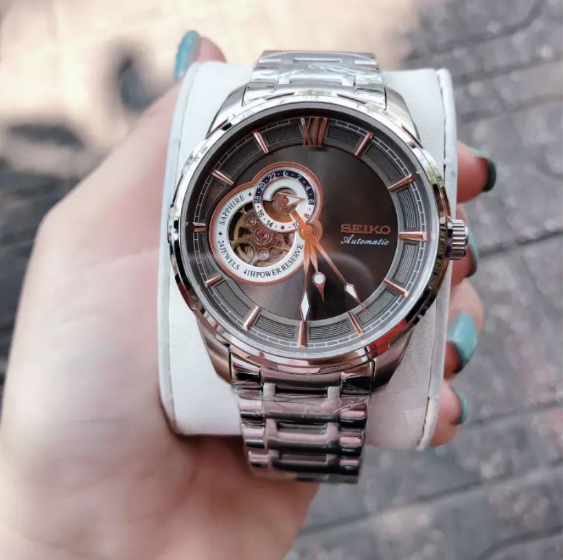 Đồng hồ cơ nam seiko automatic - bào hành 12 tháng
