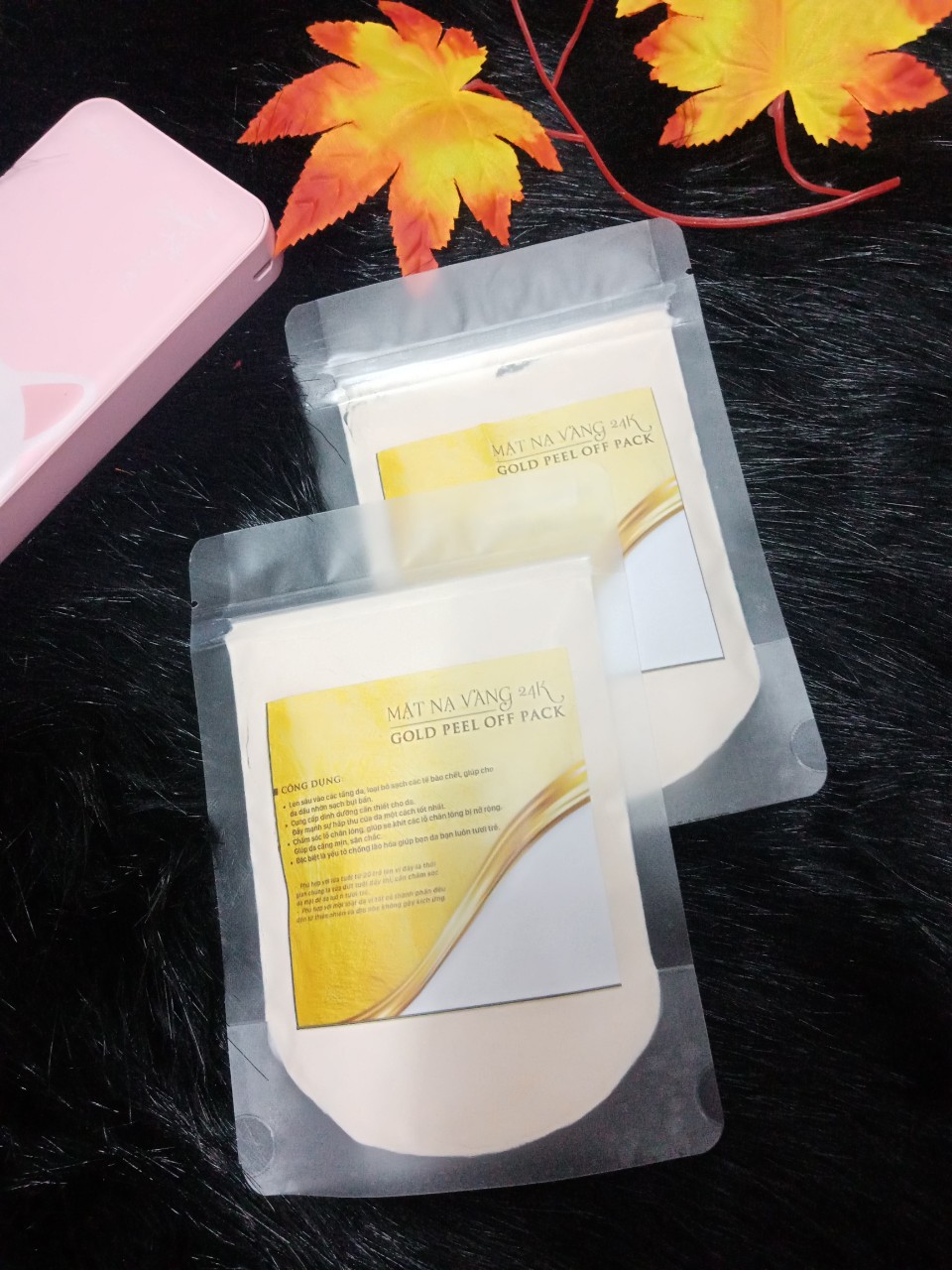 100 gram mask dẻo vàng 24k - tặng muỗng