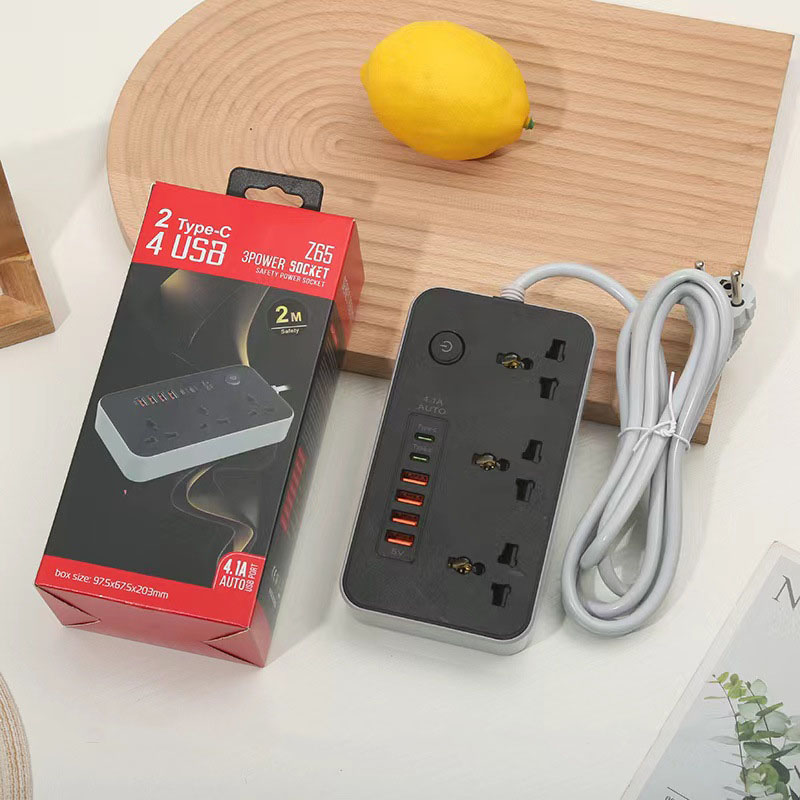 Ổ điện đa năng thông minh Power Socket Z65/ Z69 an toàn chống cháy nổ, hỗ trợ sạc nhanh - Mideer home