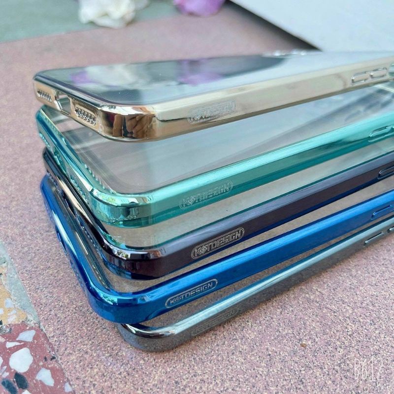 Ốp lưng KST viền vuông iPhone 13 pro max/13/12 pro max/12 pro/12/12 mini/11 Pro Max/ 11 Pro/ 11/ XS Max / Xs/ X/XR.