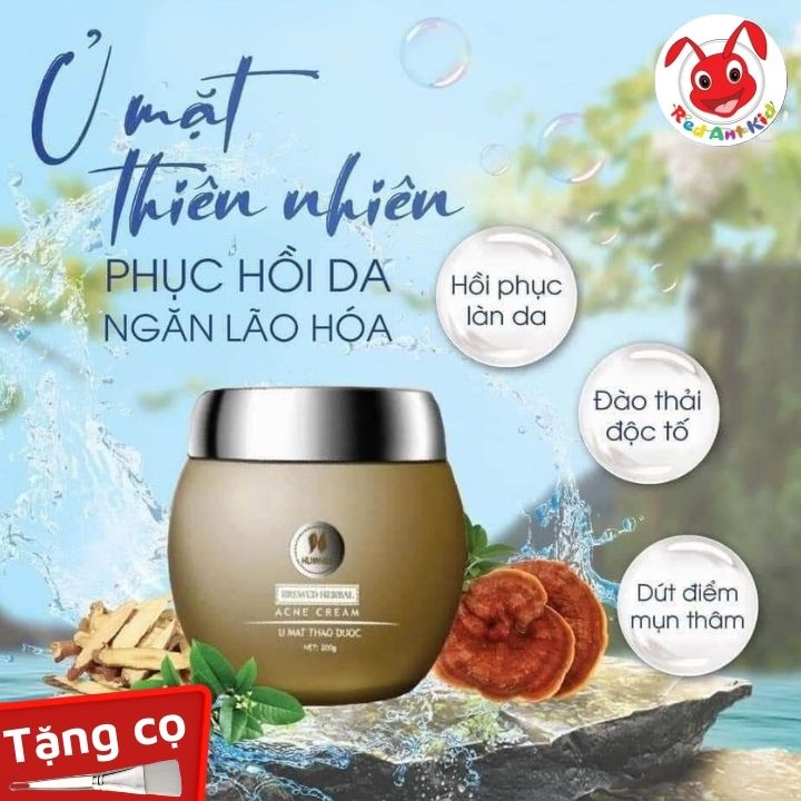 - Mặt nạ ủ thảo dược thiên nhiên 200gr- dung dịch vệ sinh - Humnile - Kiến Lửa