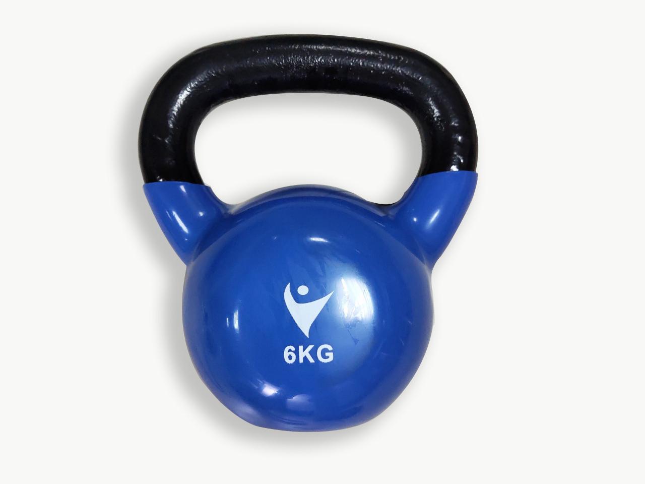 Tạ bình vôi sắt bọc cao su cao cấp 6 kg