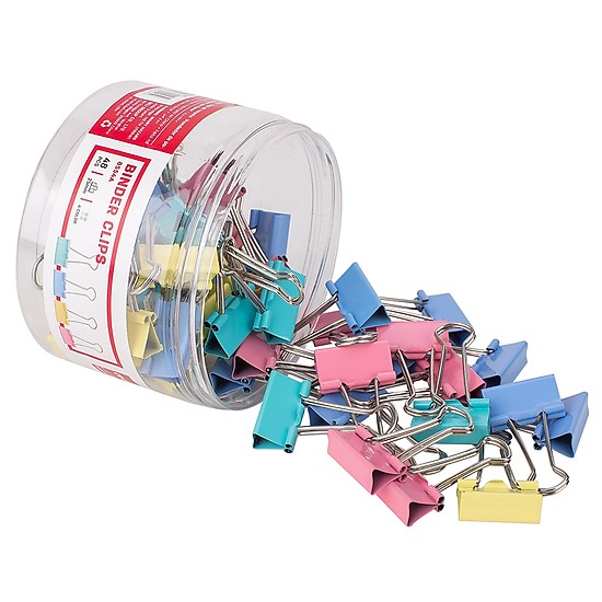 Lon 40 cái kẹp bướm màu G-star 19mm