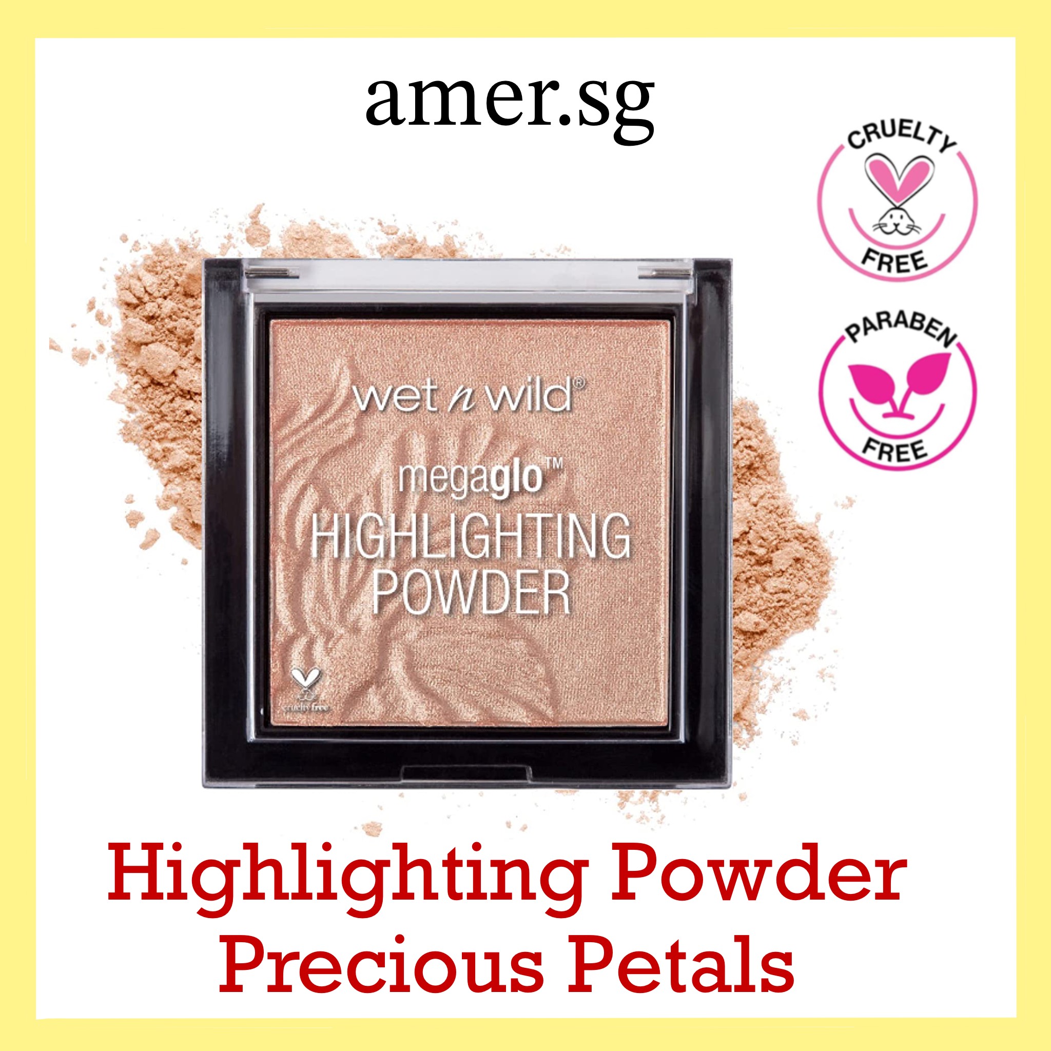 Phấn bắt sáng Wet n Wild MegaGlo Highlighting Powders Highlighter wnw - Precious Petals - 5.4g