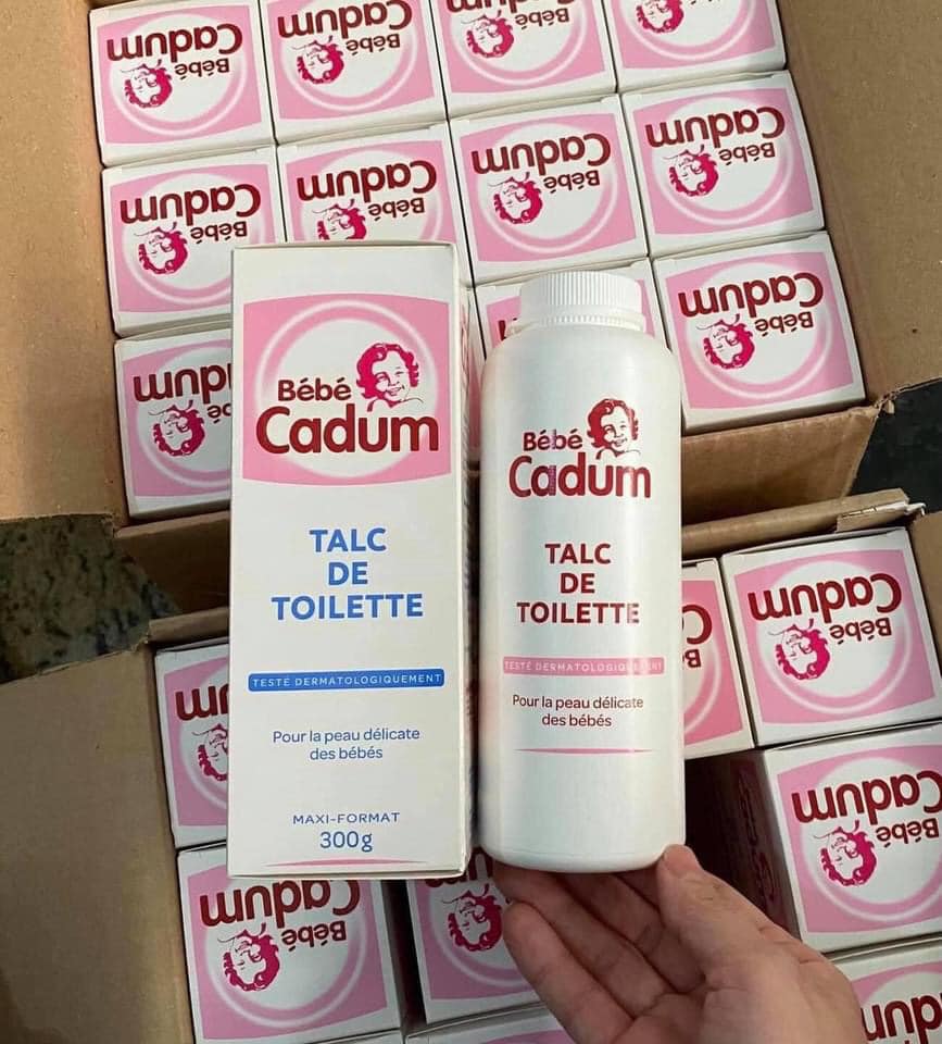 Phấn rôm sơ sinh chống hăm BéBé Cadum 300gr - Hàng Pháp