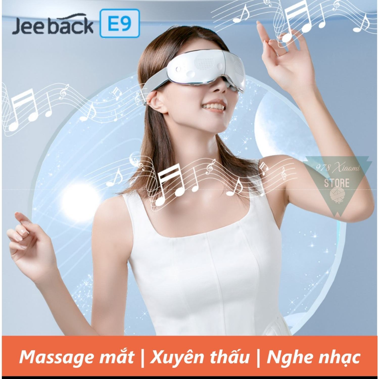 Máy Massage mắt Xiaomi Jeeback E9 - Máy mɑssage mắt Xiaomi Jeeback E9