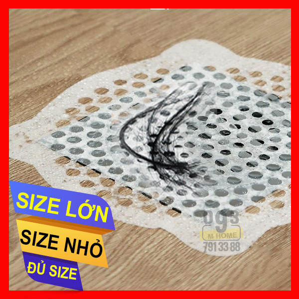 Combo 30 Tấm Lót Dán Chặn RácMiếng lót lướimàng chặn rác ngăn tóc cống thoát nước nhà tắm nhà vệ sinh toilet Túi Lọc Rác Bồn Rửa Chén