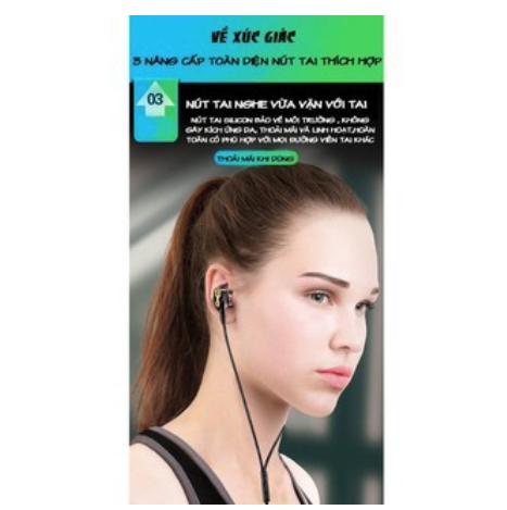 Tai nghe HiFi - 4 loa mini bass siêu trầm - dùng cho điện thoại xiaomi samsung oppo nokiasonyiphone