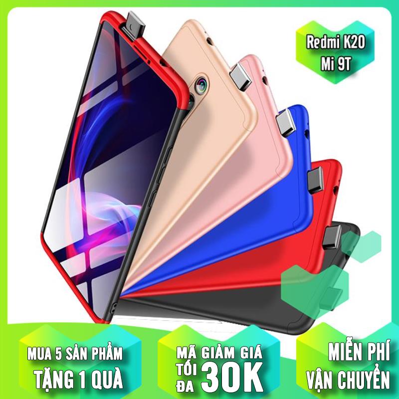 Ốp lưng cho xiaomi mi 9t / redmi k20 gkk 360 độ - viền màu, full màu