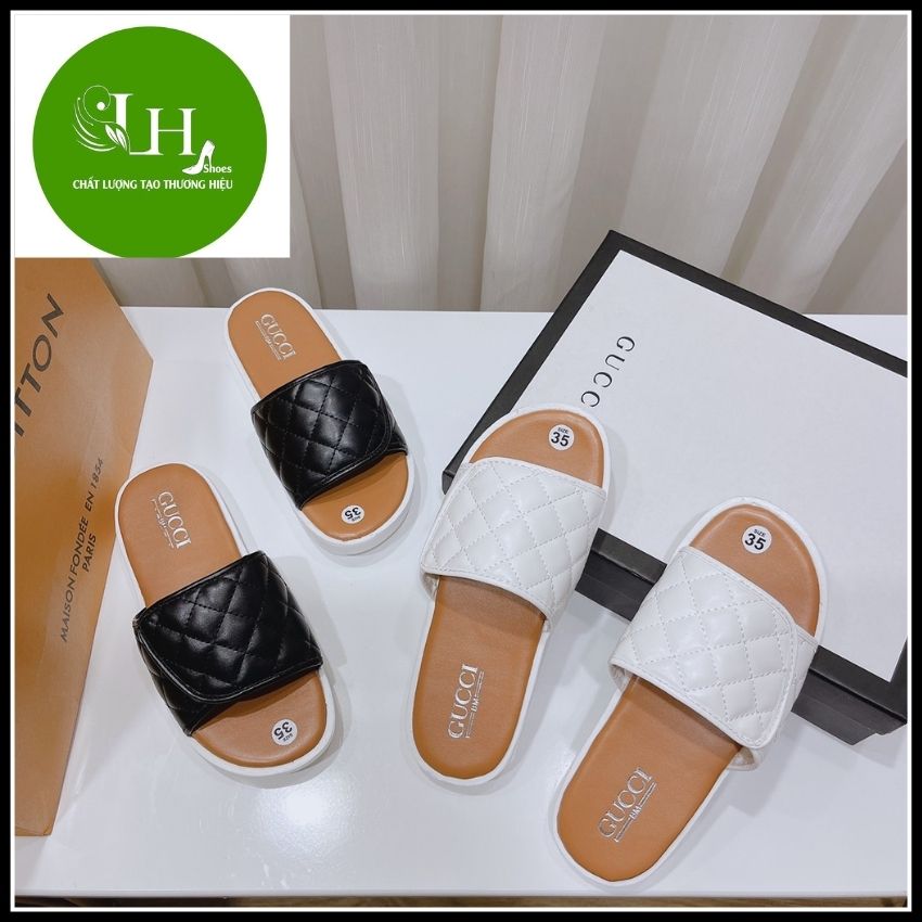 Dép Gucci siêu êm 2021 Lehieu Shoes, nhẹ nhàng, thiết kế gọn gàng, bền đẹp