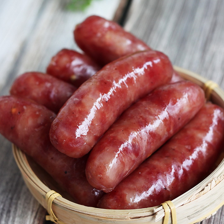 Lap xuong tuoi, Lạp Xưởng thịt heo TTP FOOD loại đặc sản thích hợp làm quà biếu tặng, túi hút chân không dùng thử 200Gram