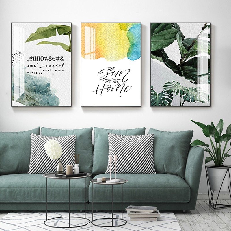 Tranh tráng gương treo tường 3D Hoa Lá Thương Hiệu IGEA - GD57