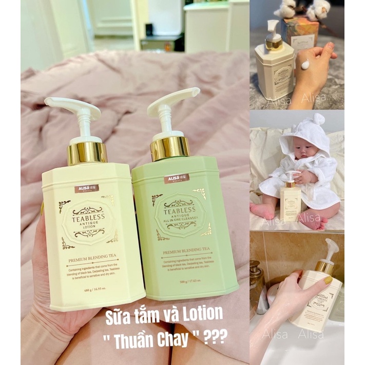 Bộ sản phẩm teabless của hàn - alisa