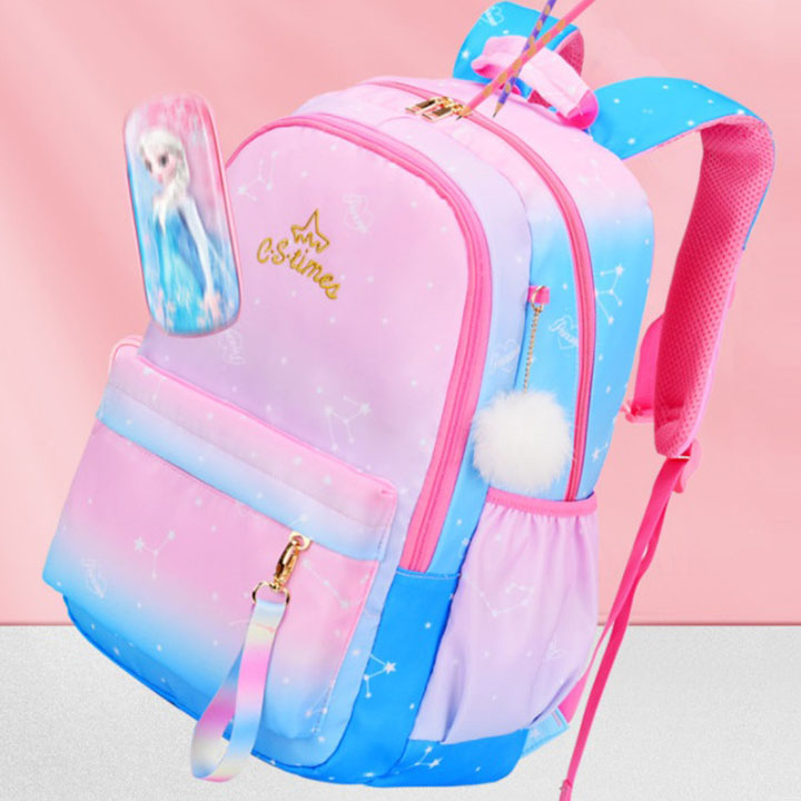 Balo Học Sinh, Balo Nữ Họa Tiết Dễ Thương