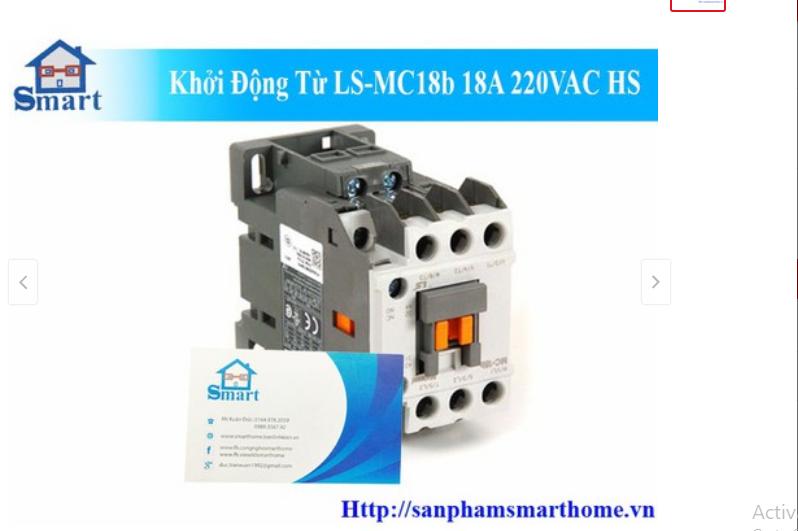 Khởi động từ ls-mc18b 18a 220vac