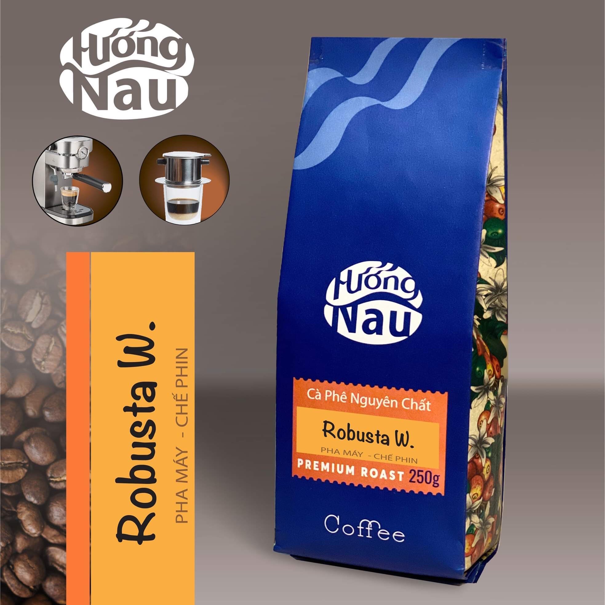 250Gram, CÀ PHÊ HẠT RANG XAY NGUYÊN CHẤT ROBUSTA CHẾ BIẾN ĐẶC BIỆT HƯƠNG NÂU, RANG MỘC, ĐỘ RANG VỪA KHÔNG TẨM ƯỚP, KHÔNG CHẤT BẢO QUẢN, CÓ THỂ PHA PHIN VÀ PHA MÁY, CÓ THỂ XAY THEO YÊU CẦU CỦA KHÁCH.