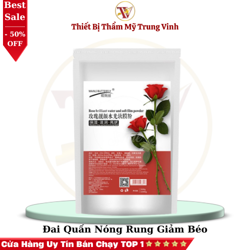 Mặt nạ collagen hoa hồng đỏ cao cấp