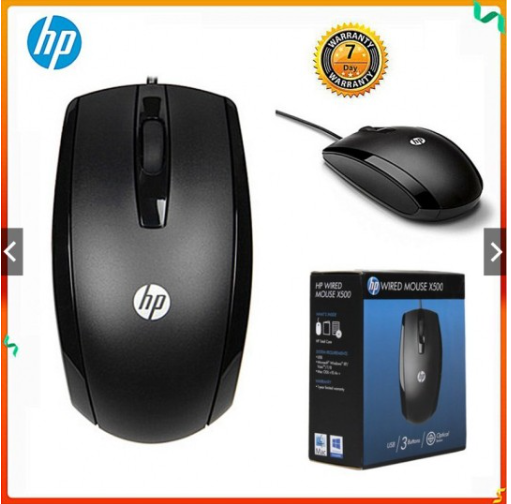 Chuột dây - chuột văn phòng- chuột chơi game hp x500 mẫu mới 2022