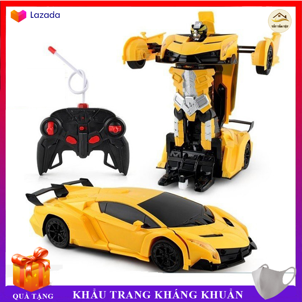 Đồ chơi Xe Ôtô điều khiển từ xa tự động biến hình robot, đồ chơi hiện đại cho bé, BẢO HÀNH 2 NĂM