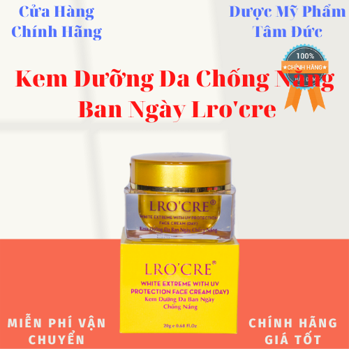 Kem dưỡng trắng da mặt lrocre - dmptd2