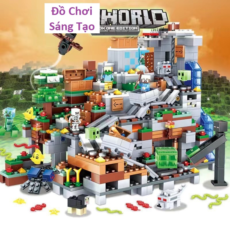 [Rẻ vô địch] Lắp ráp xếp hình : Tháp canh quái vật - có 4 mẫu khác nhau (117+ mảnh)