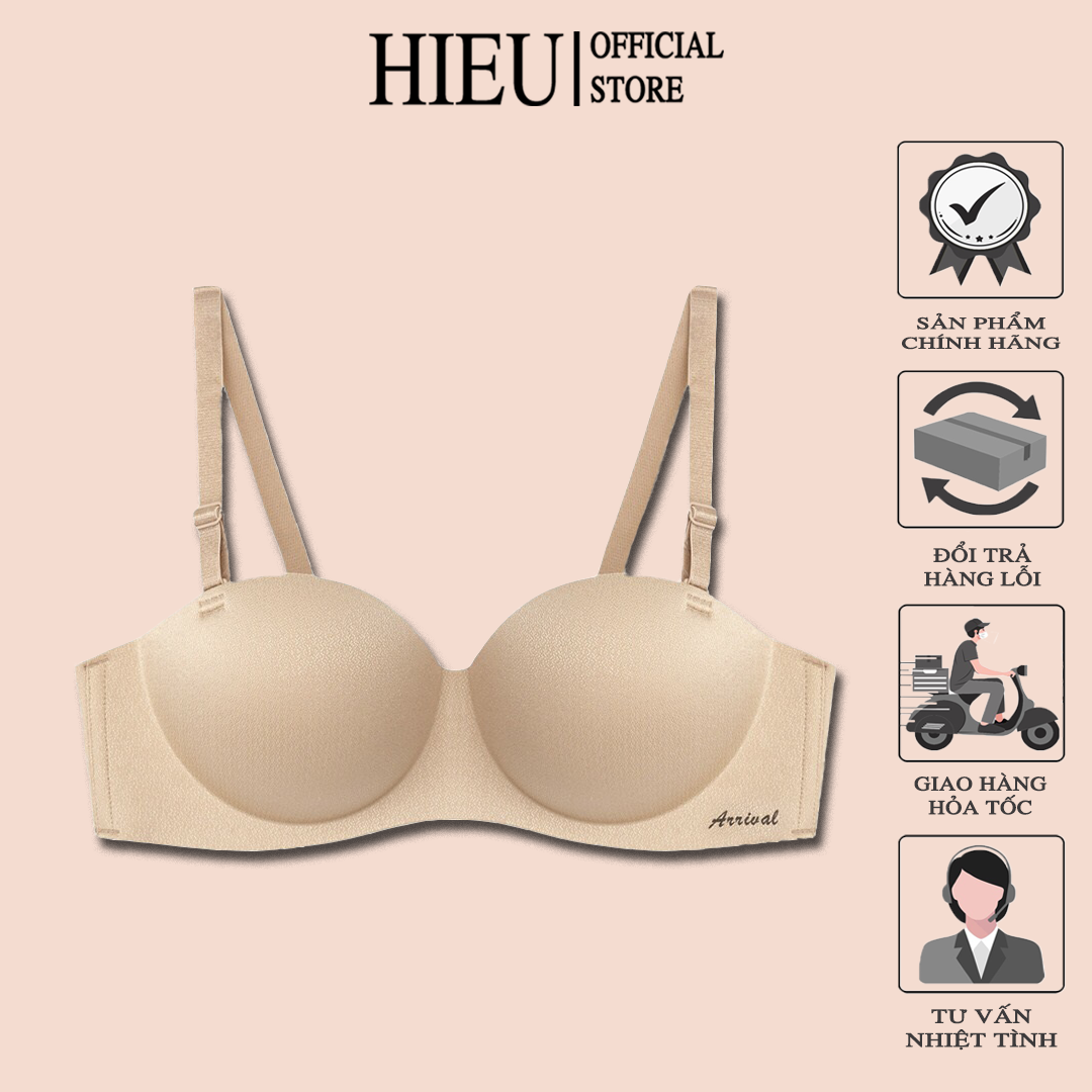 Áo ngực su không gọng quả ngang chống tuột mút dày siêu đẩy ngực hieu store24h - 2188