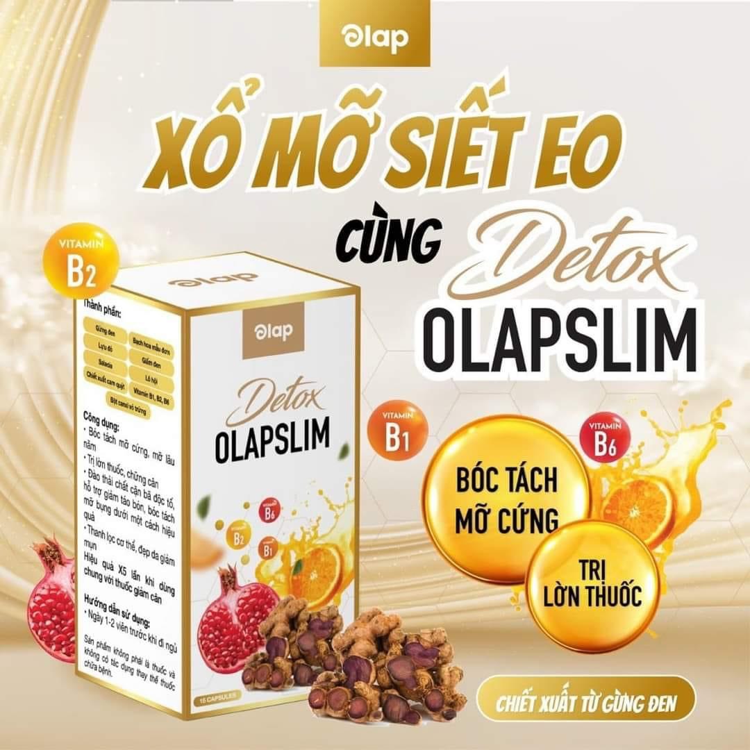 Detox Olapslim xổ mỡ siết eo thải độc - hỗ trợ giảm cân giữ dáng