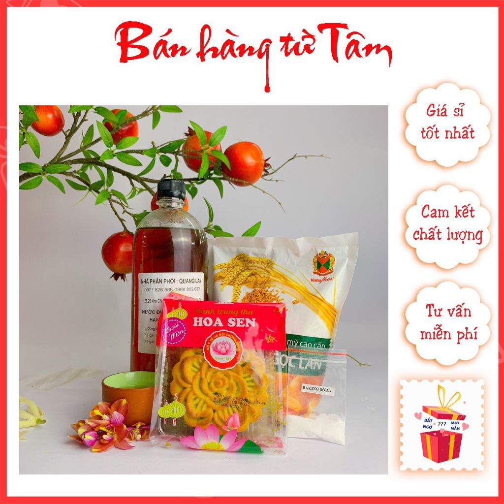Set vỏ bánh nướng nguyên liệu làm vỏ bánh nướng bánh trung thu chuẩn vị thơm ngon