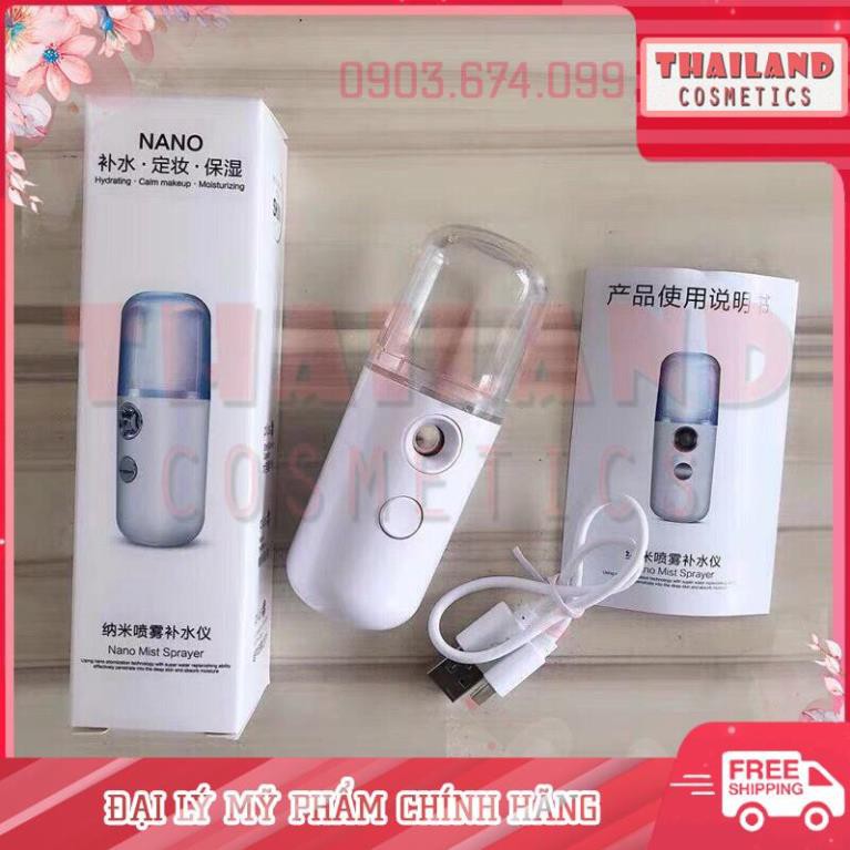 Thật 100% - máy phun sương xông mặt, tạo ẩm nano mini - 07.42