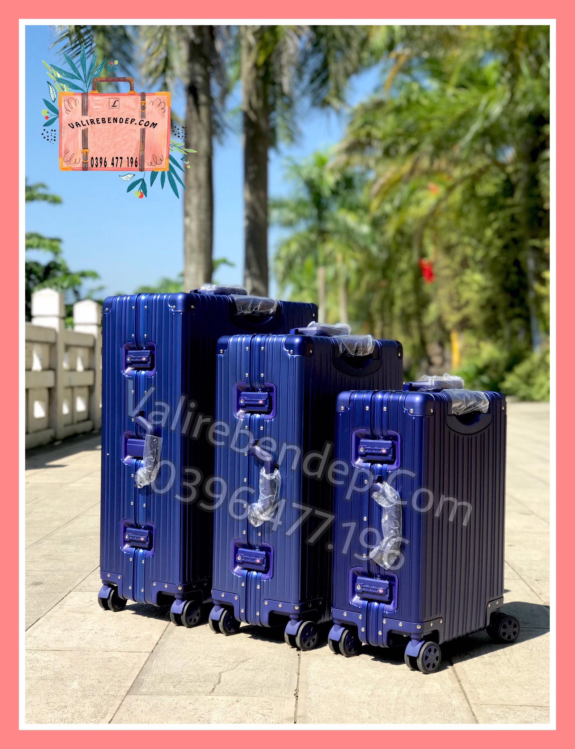 VALI NHÔM NGUYÊN KHỐI vali kéo du lịch SIZE 20 CHỐNG BỂ VỠ-CHỐNG TRỘM-siêu bền- xách tay và ký gửi hành lý du lịch, công tác.