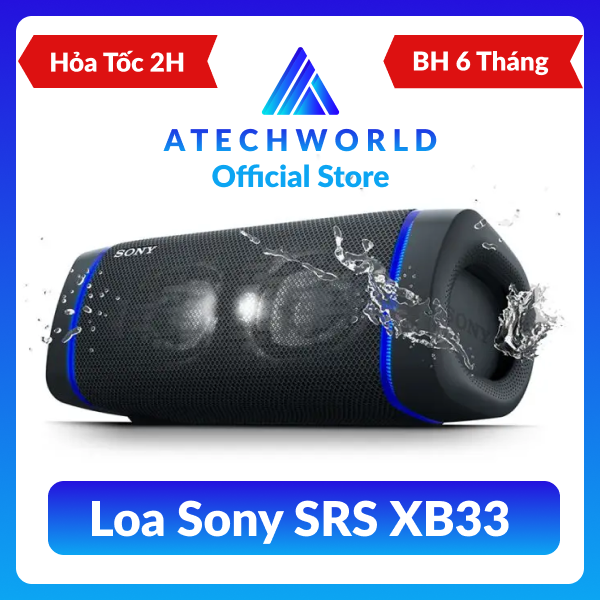 Loa bluetooth sony srs xb33 bass mạnh - hàng chính hãng