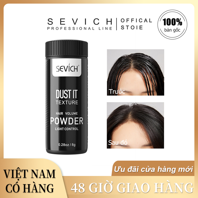 [48 giờ giao hàng] Bột Tạo Phồng Tóc Nam Nữ Sevich - 8 Gram