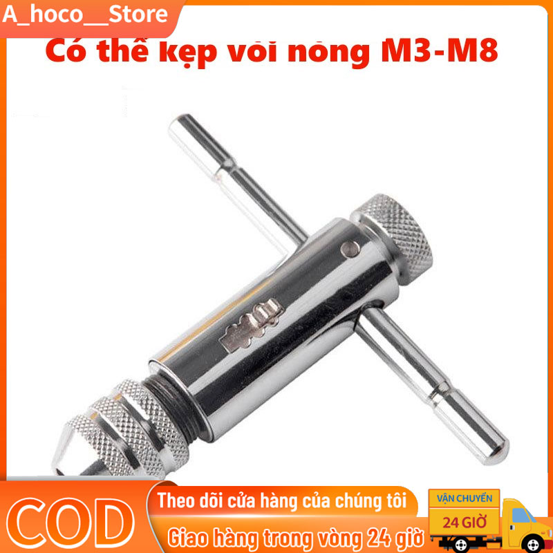 Tay quay taro tự động dài 100mm m3-m8