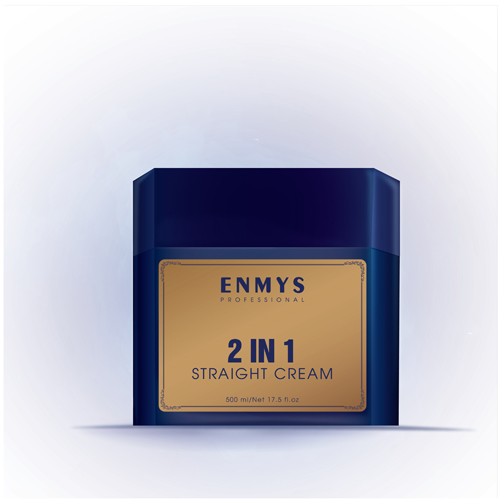 Kem Duỗi Tóc Phủ Mịn Tại Nhà EnMys 2 IN 1 500ml (Không cần kem dập) - Dễ làm - Tóc Thẳng Mềm Mượt - Hàng Công Ty