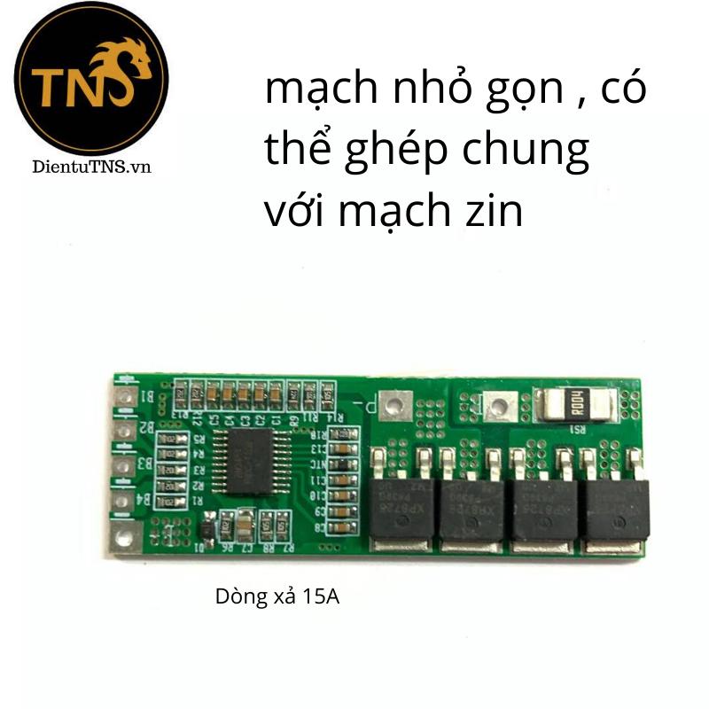 [HCM]TNS . Mạch 5s 18v 15a bảo vệ pin li-on có thể ghép chung với mạch zin