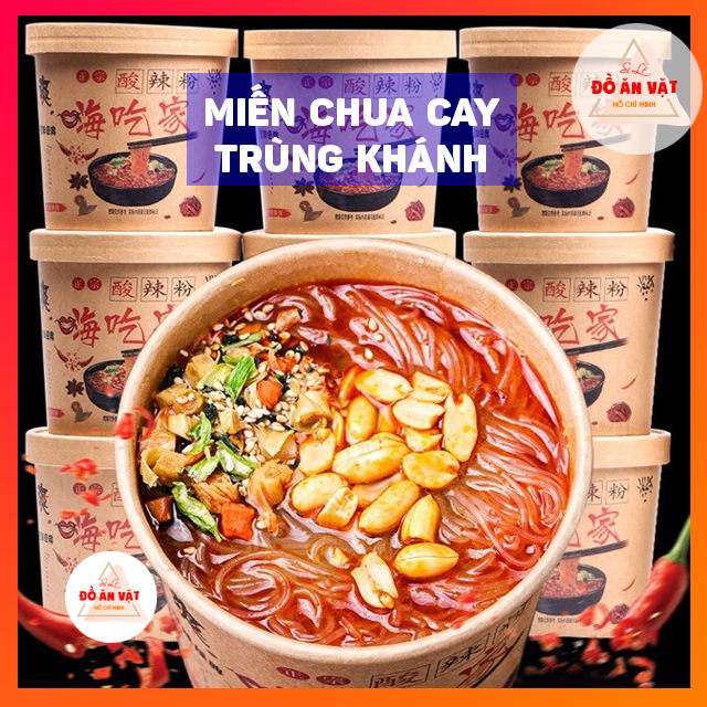 [1 HỘP] MIẾN CAY TRÙNG KHÁNH SIÊU NGON - MIẾN CHUA CAY - Miến Khô Ăn Liền Nội Địa Trung Quốc - Mỳ Miến Lạnh Trộn Chua Cay Cực Ngon